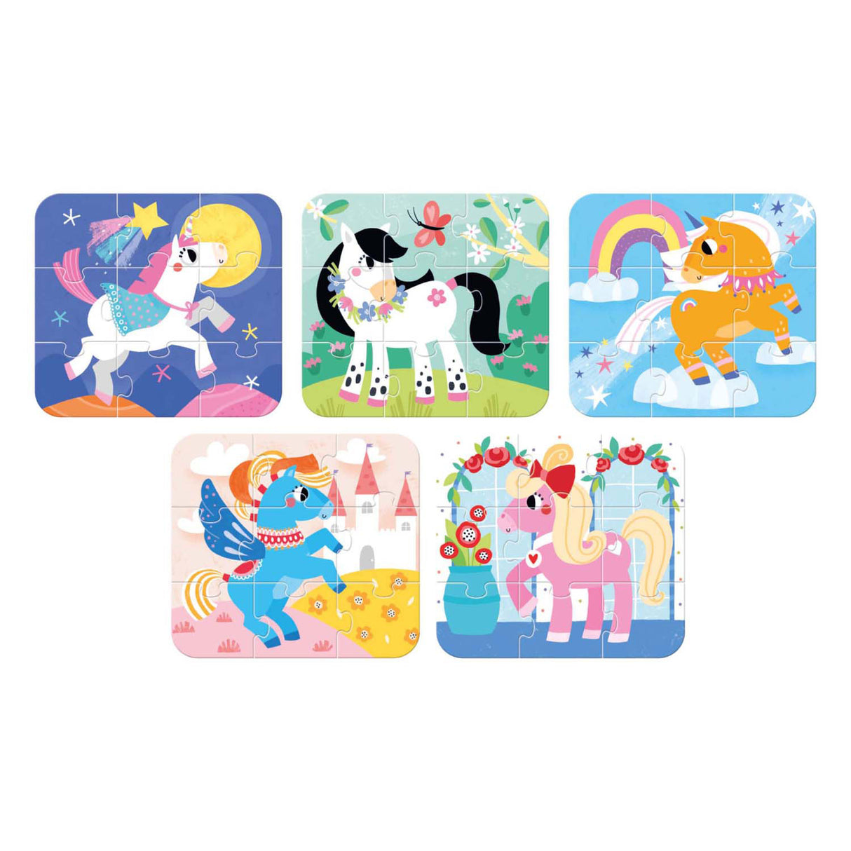 Banana panda - on-the-go puzzle ponies - 16 pcs.