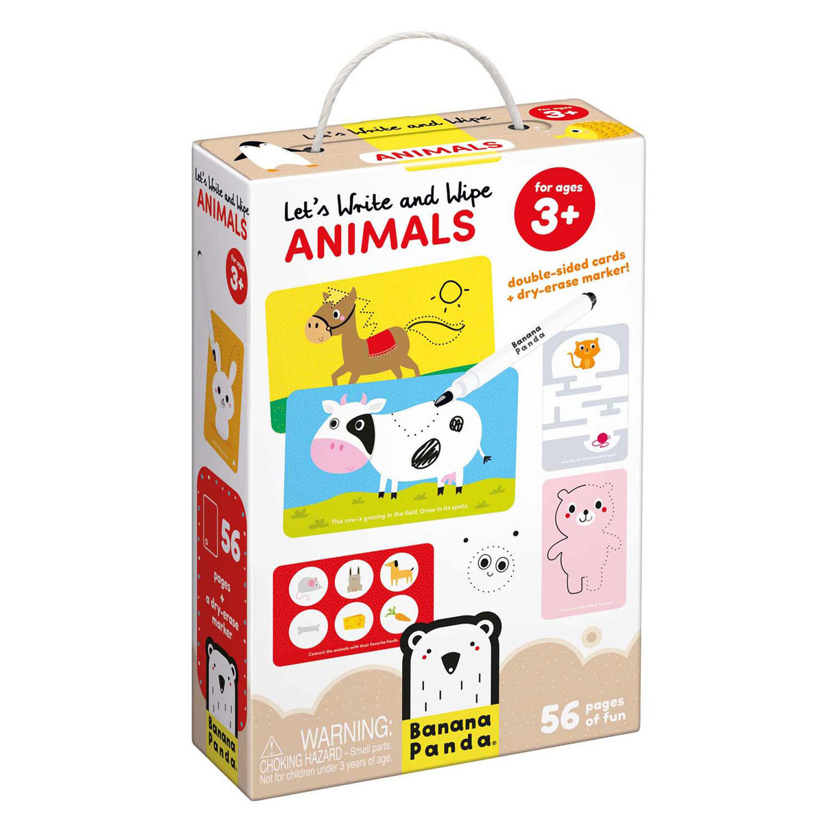 Banana panda - let's write and erase animals