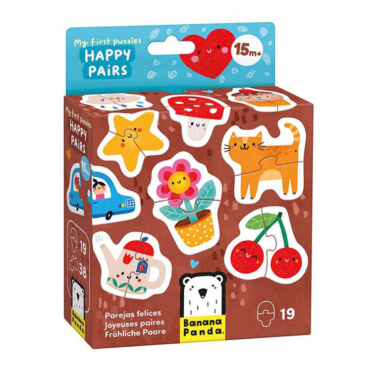 Banán panda - első rejtvényeim boldog páros, 19 db.
