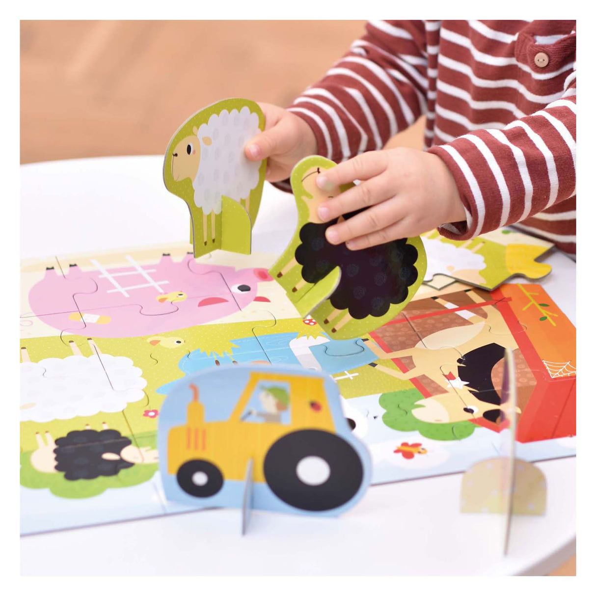 Banana panda - figure it out puzzle farm - 20 pcs.