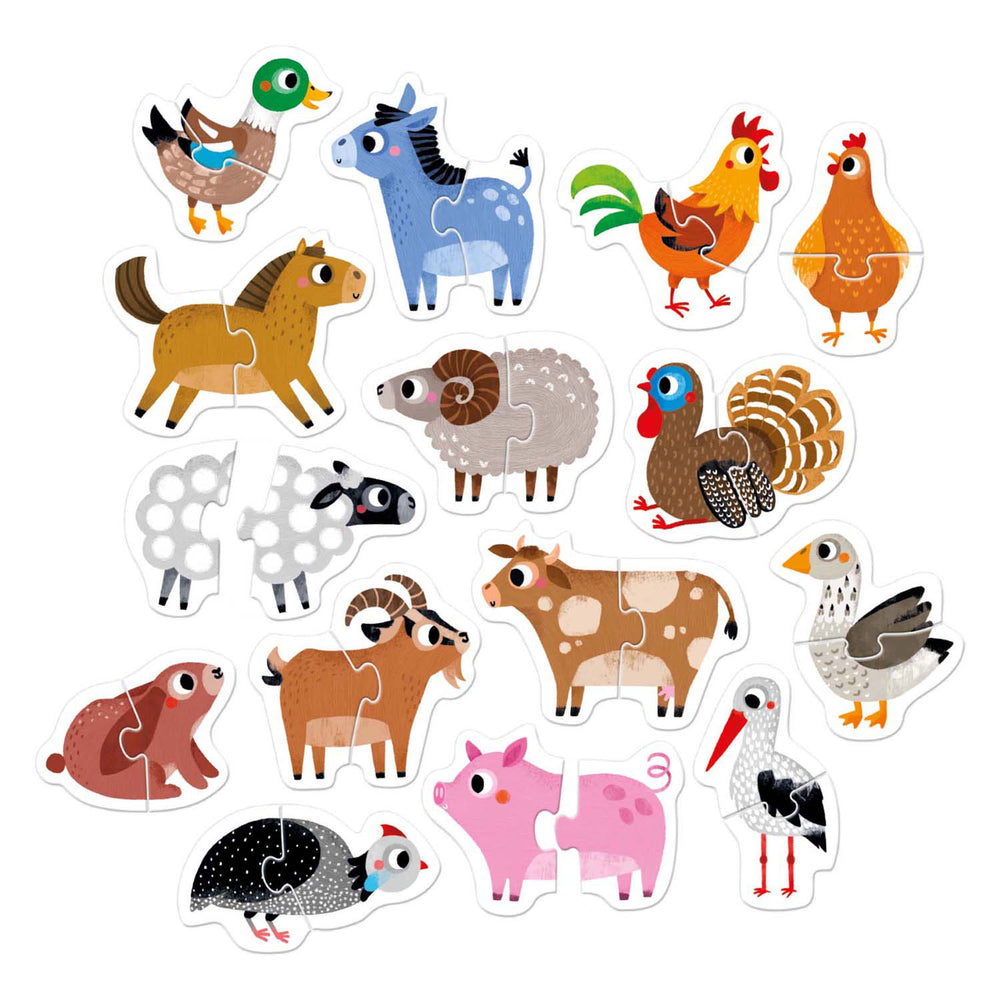 Banana Panda - Ascending Farm Animal Puzzles - 33 pcs.