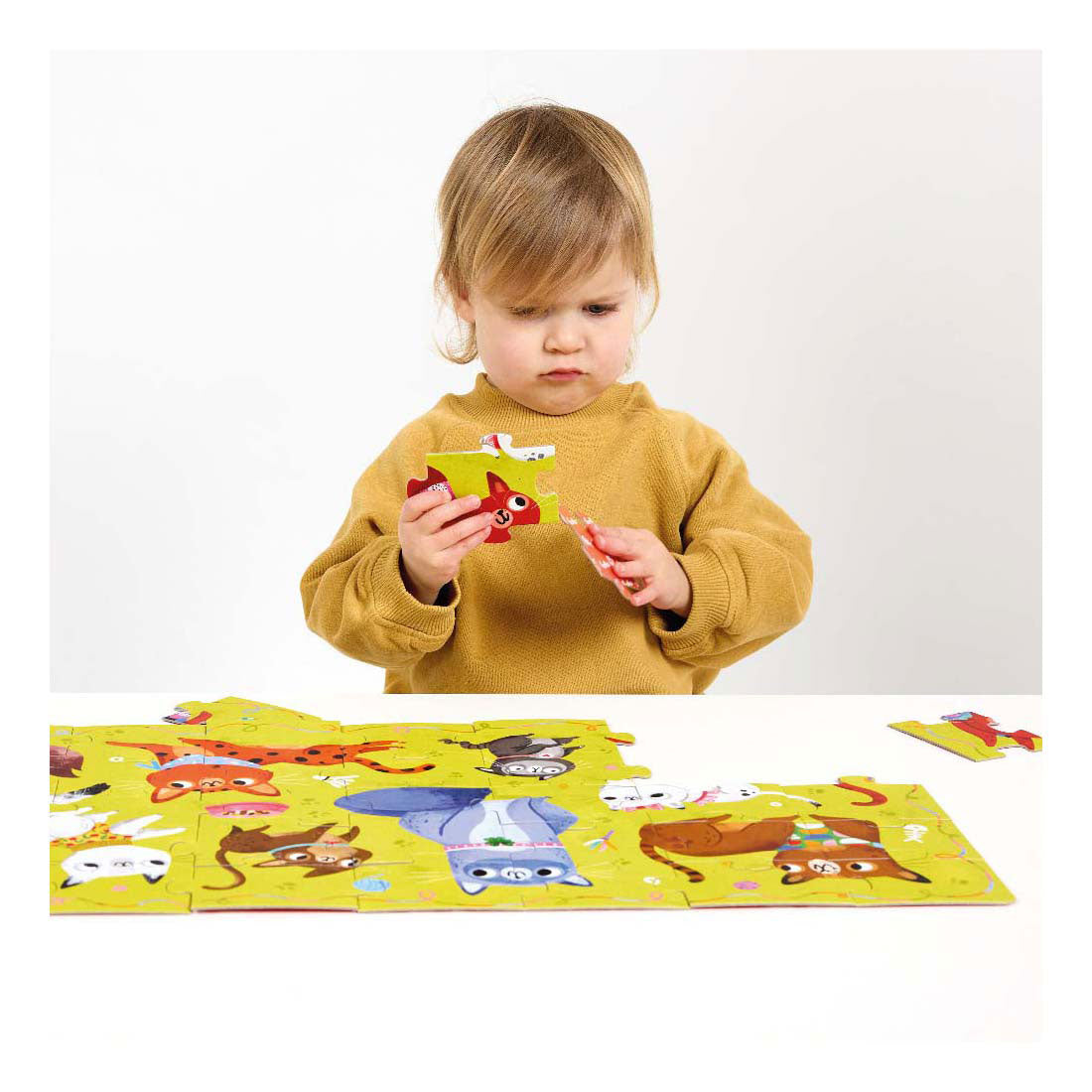 Bananenpanda - Ich liebe Katzen-Puzzle - 60 Teile.