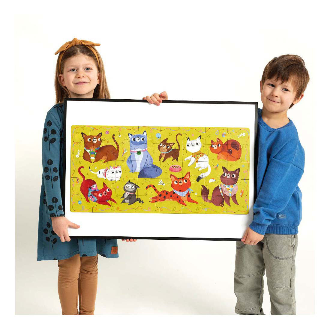 Bananenpanda - Ich liebe Katzen-Puzzle - 60 Teile.