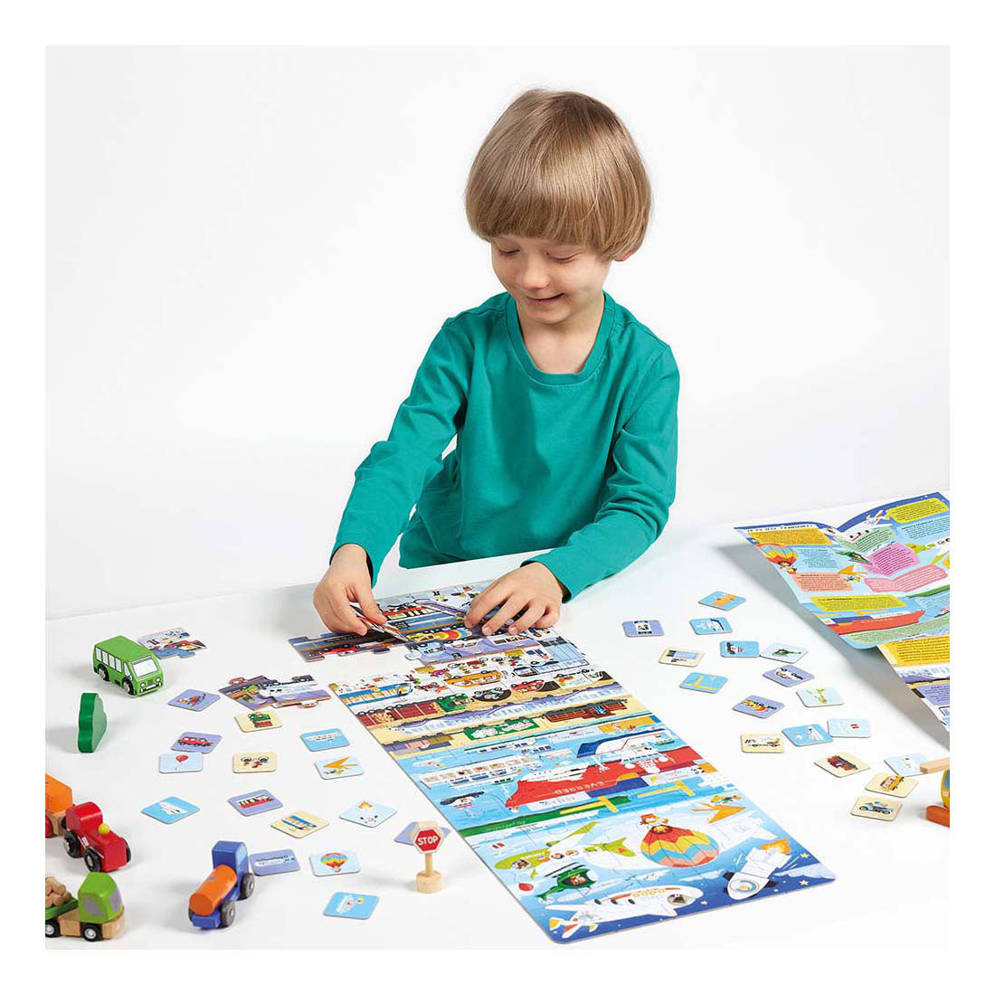 Panda banánová - doprava puzzle - 24 ks.