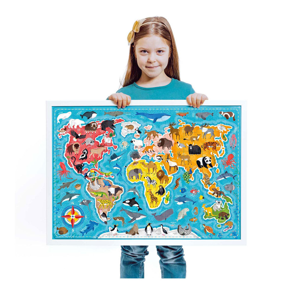 Banana panda - puzzlove živali po vsem svetu - 60 kom.