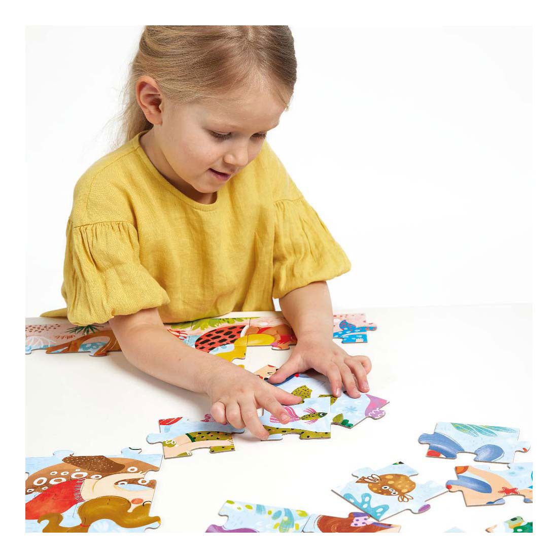 Banana panda - magical jumbo puzzle mermaids - 60 pcs.
