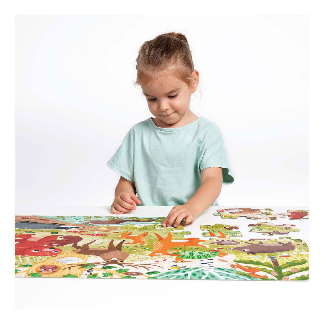 Banana panda - wild jumbo puzzle forest animals - 40 pcs.