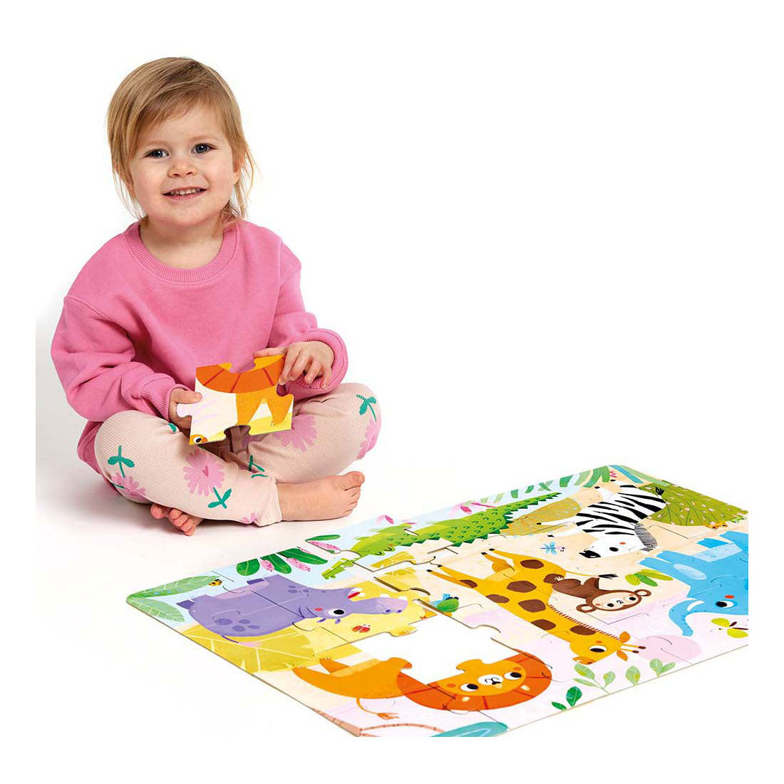 Banana panda - wild jumbo puzzle safari - 24 pcs.
