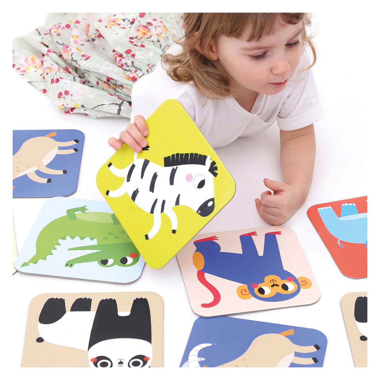 Banana panda - large memory game wild animals - 24 pcs.