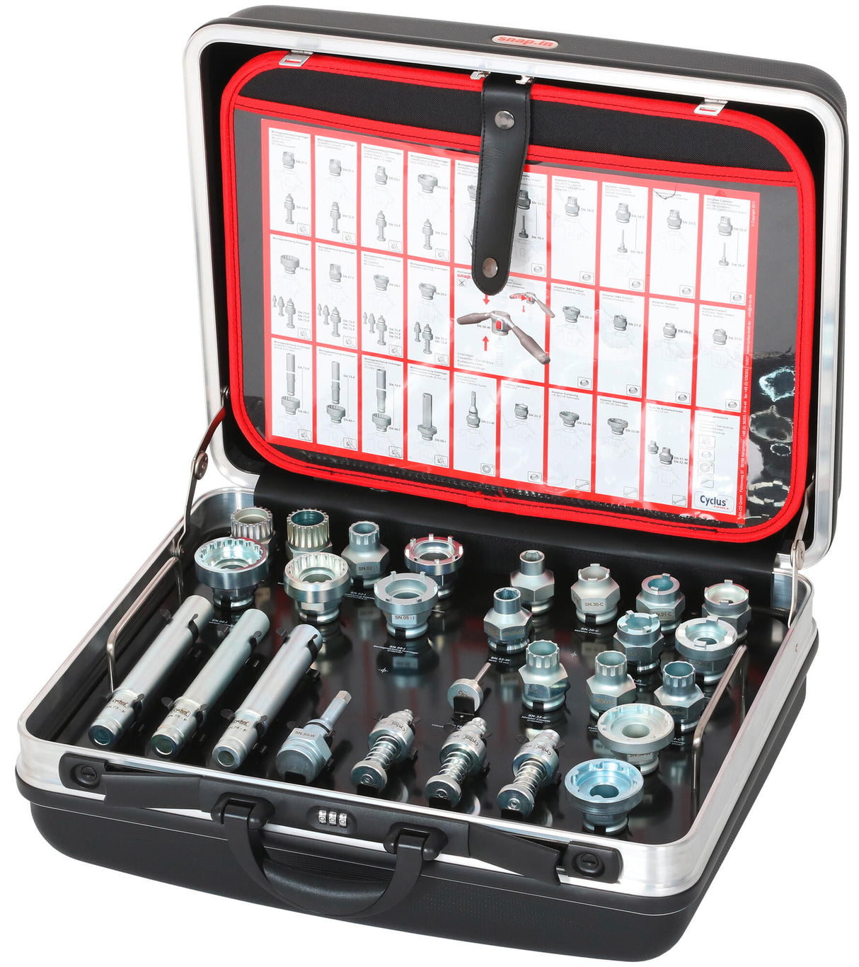 Cyclus tools gereedschapskoffer 2.0 cyclus tool case incl.snap in tools
