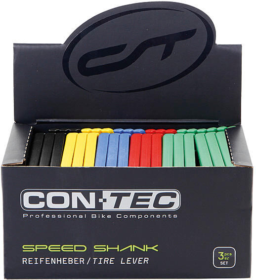 Contec tire lever tfm speed shank ct tire lever speed shank display, 30 sets 3pcs.