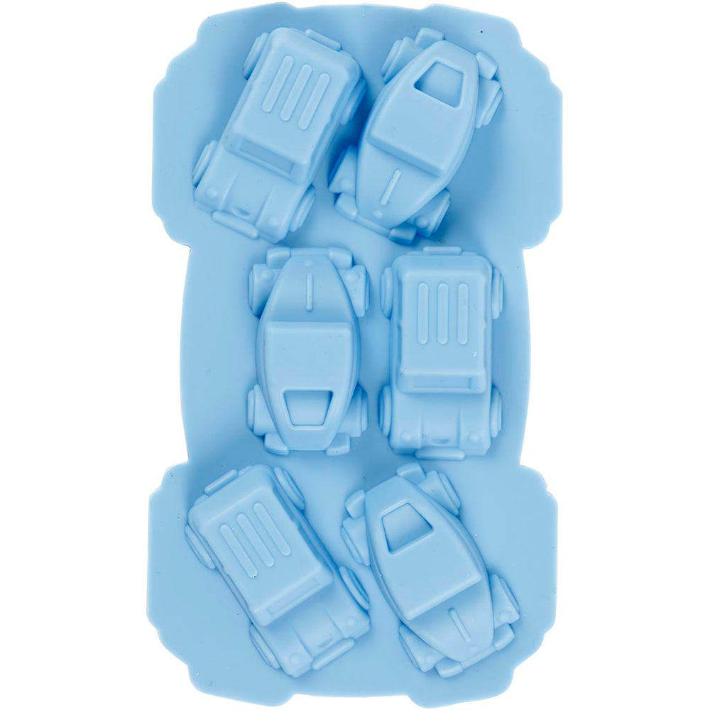 Creativ company silicone molds, cars, h: 2.5 cm, l: 3 cm, w: 4.5 cm, 12.5 ml, 1 piece
