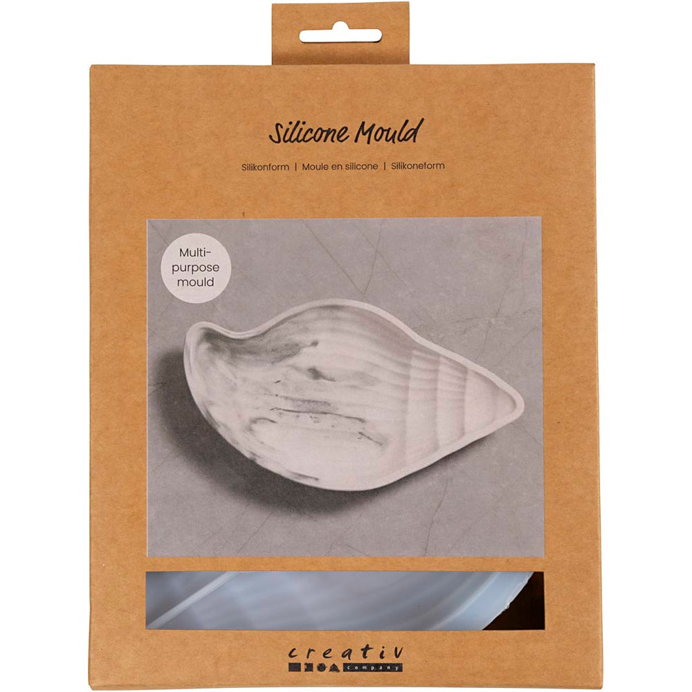 Creativ company silicone molds, conch shell, h: 2 cm, l: 20 cm, w: 11 cm, 1 piece