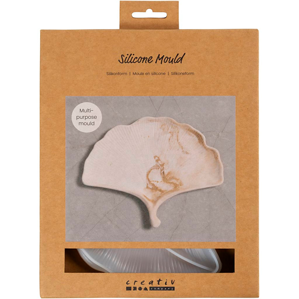 Creativ company silicone molds, ginkgo leaf, h: 1.5 cm, l: 18.5 cm, w: 14.8 cm, 1 piece
