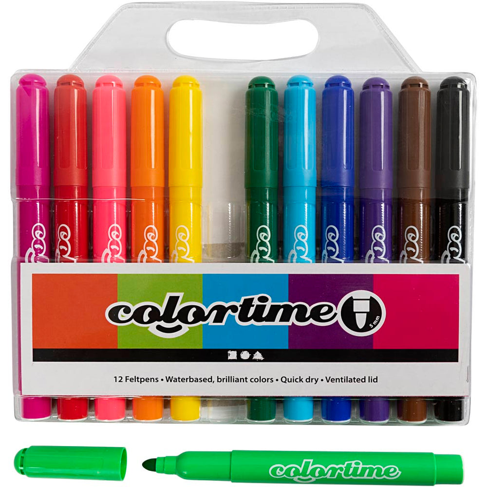 Thick Markers, 12 pcs.