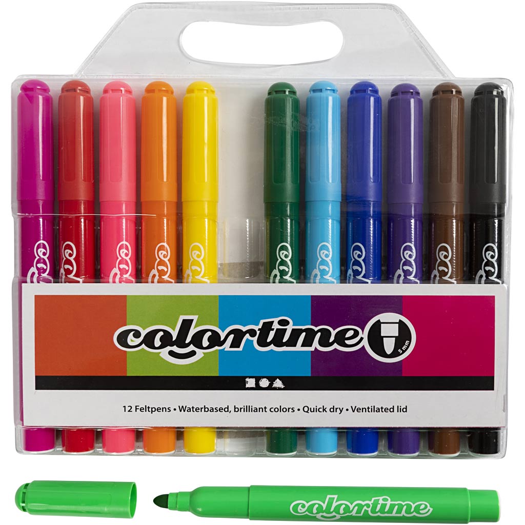 Thick Markers, 12 pcs.