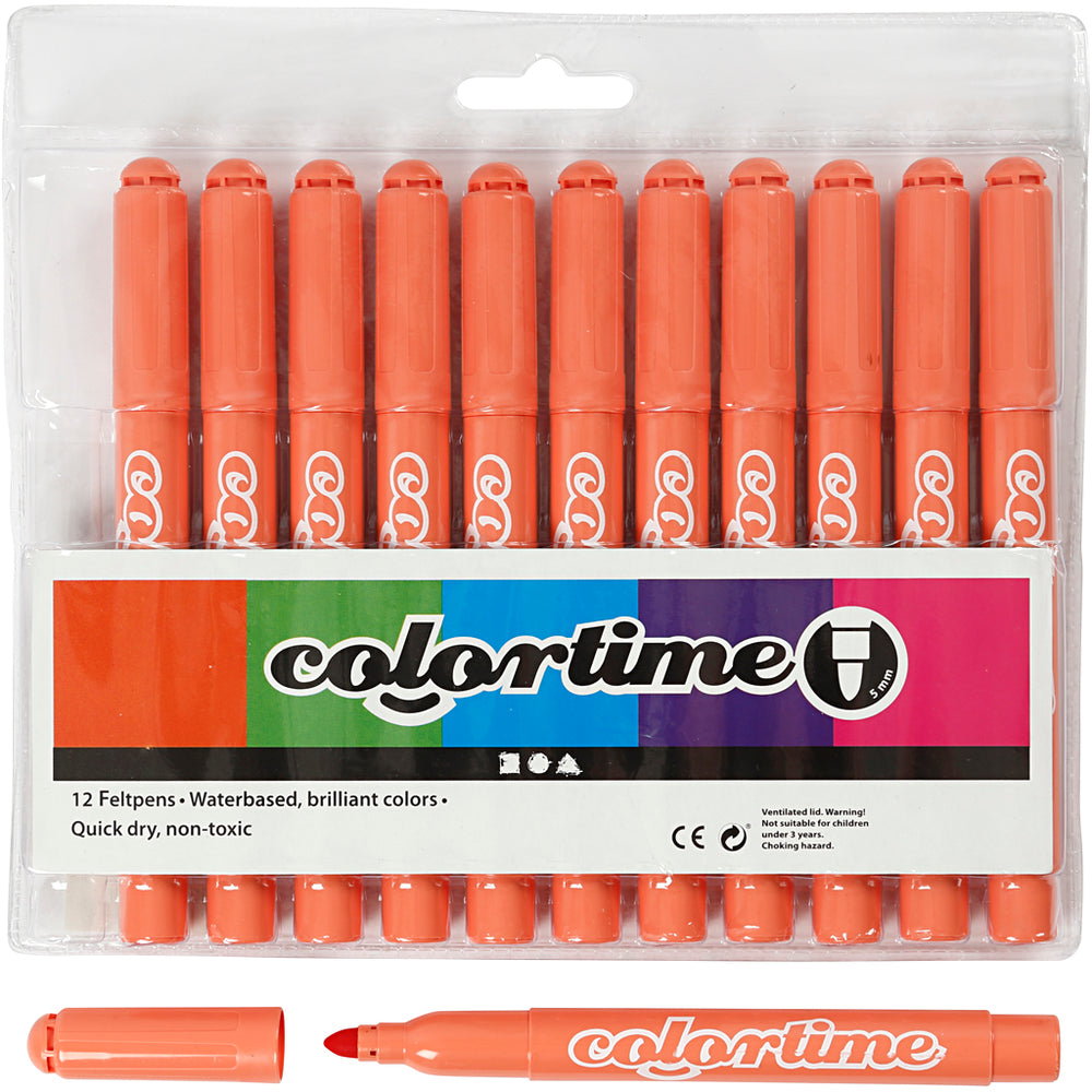 Mandarin Jumbo Markers, 12 pcs.