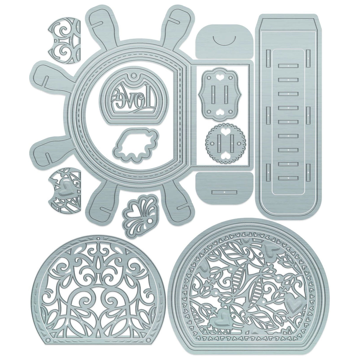 Tonic studios • my memory book die set devotion vanity box memory book