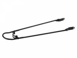 Varilla de guardabarros con parachoques 28 x 1.5 pulgadas de negro mate