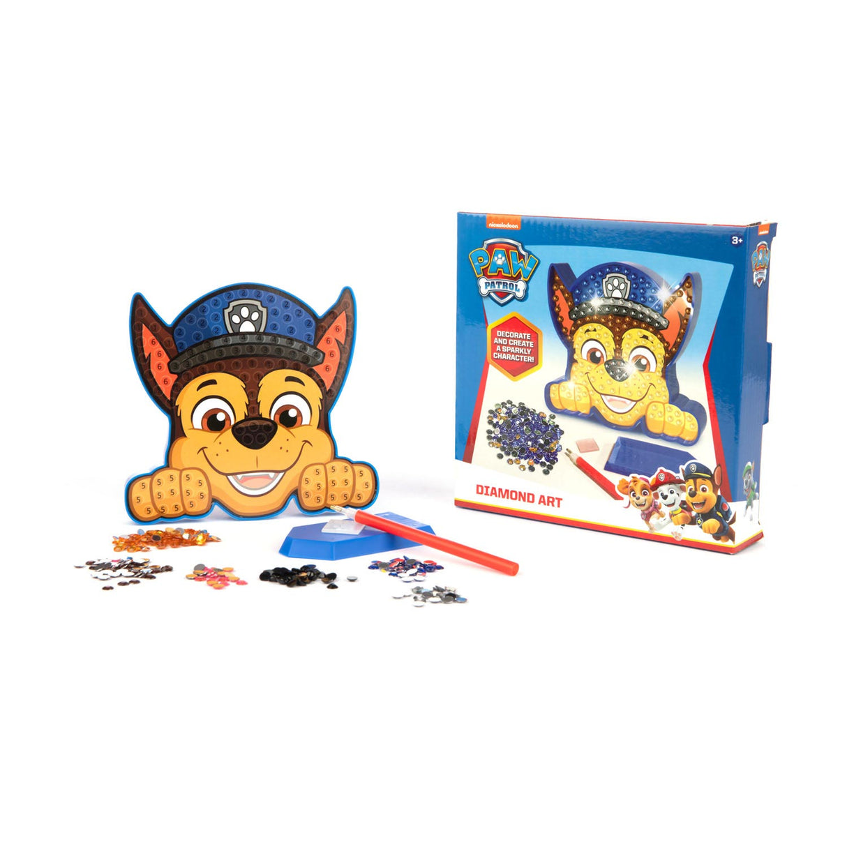 Paw Patrol Diamond Rainting Art - Chase