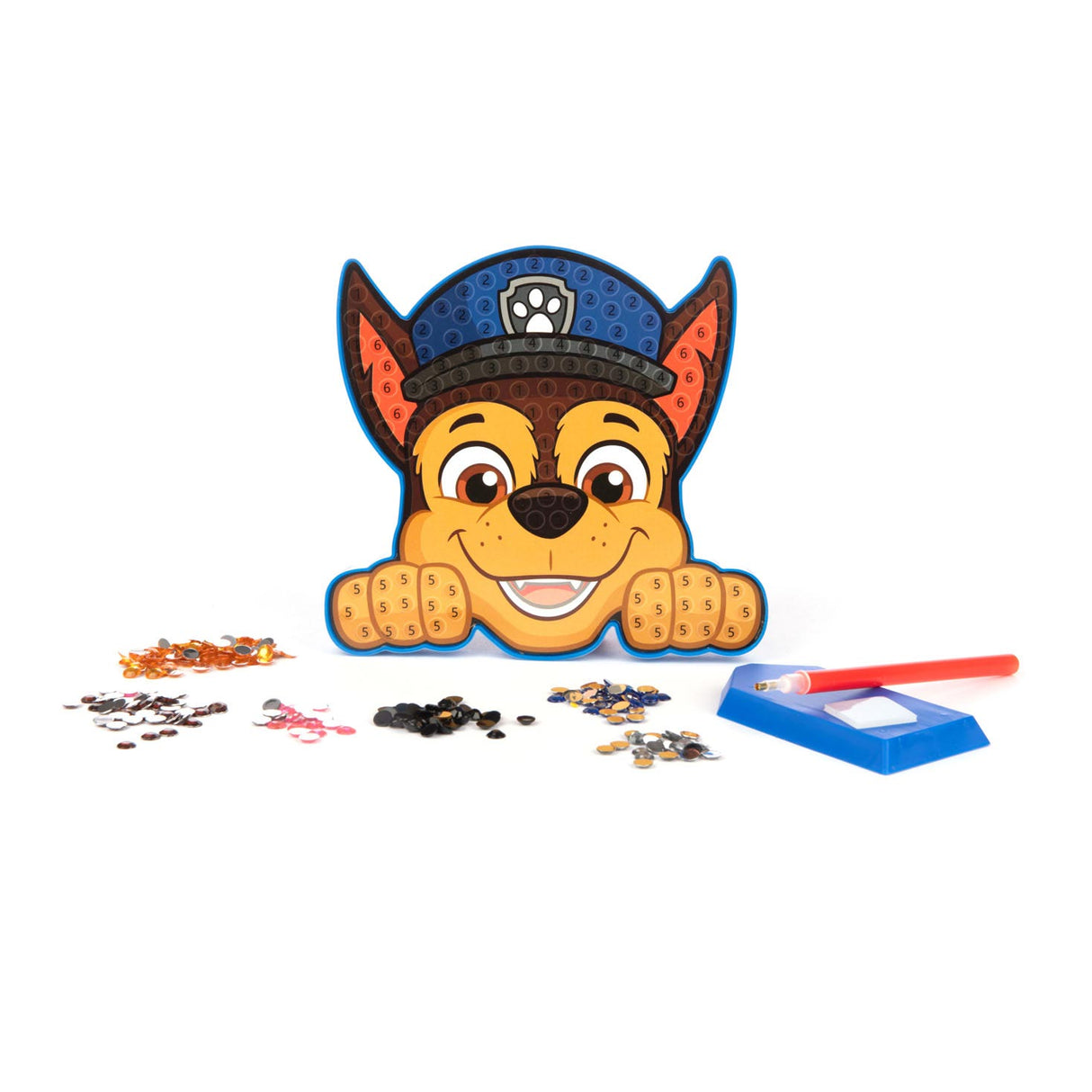 Paw Patrol Diamond Rainting Art - Chase