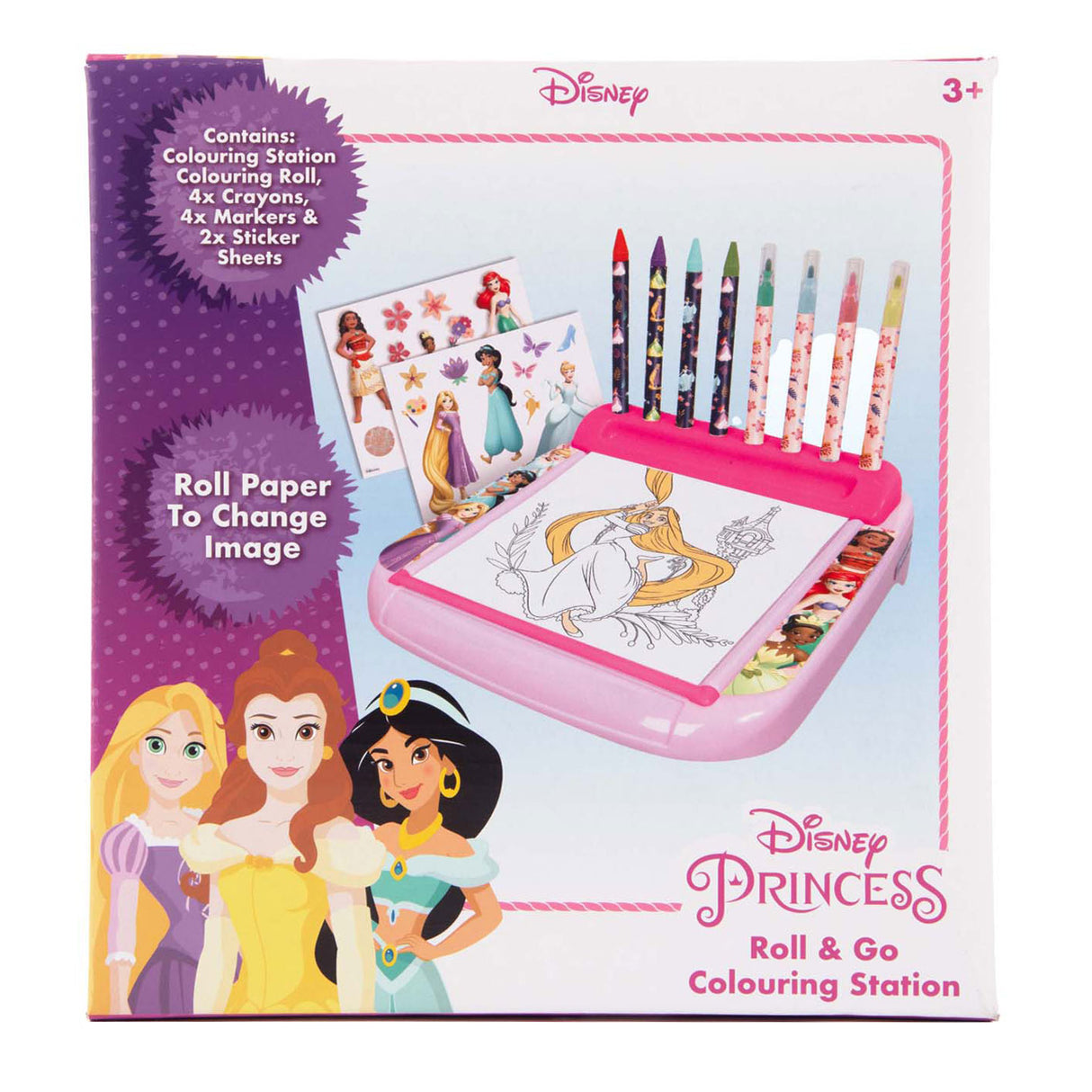 Sambro Disney Princess drawing board with roll color set, 12 pcs.