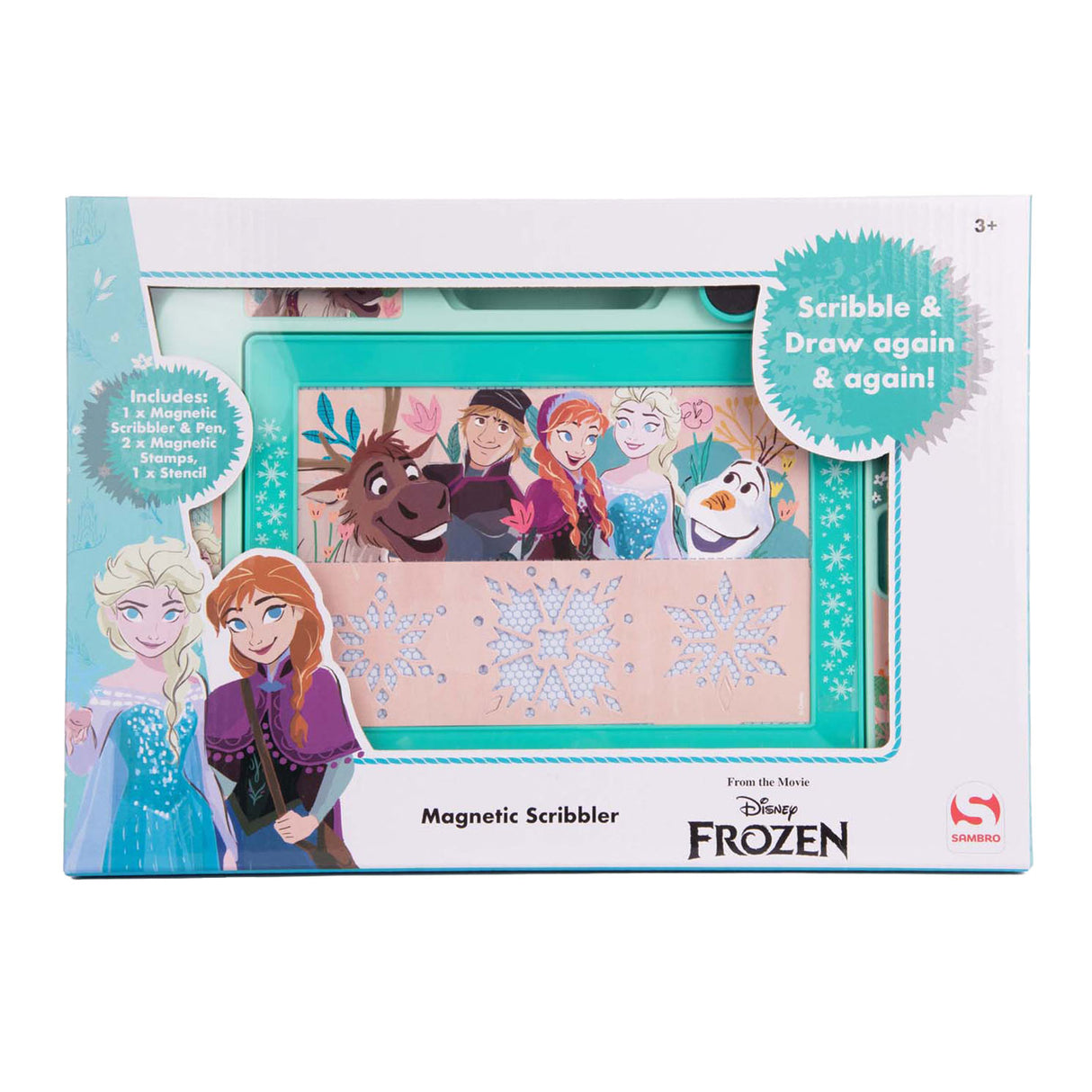 Sambro disney frozen magnetic drawing board, 5 pcs.