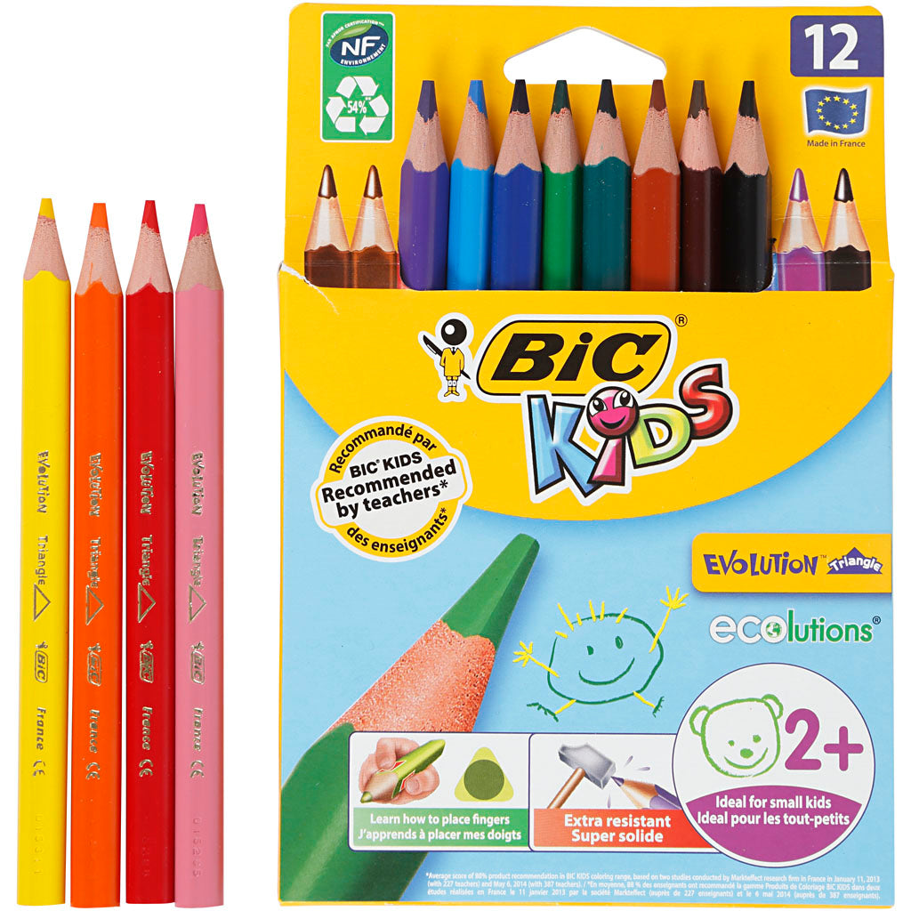 BIC Kids Ecolutions Evolution Dreieck, 12st.