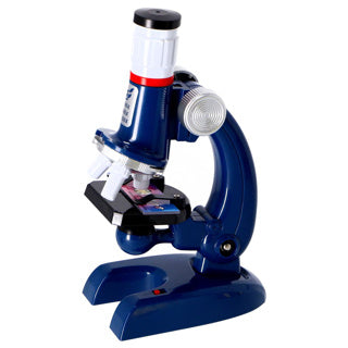 Базов микроскоп с 100-1200x увеличение + светлина