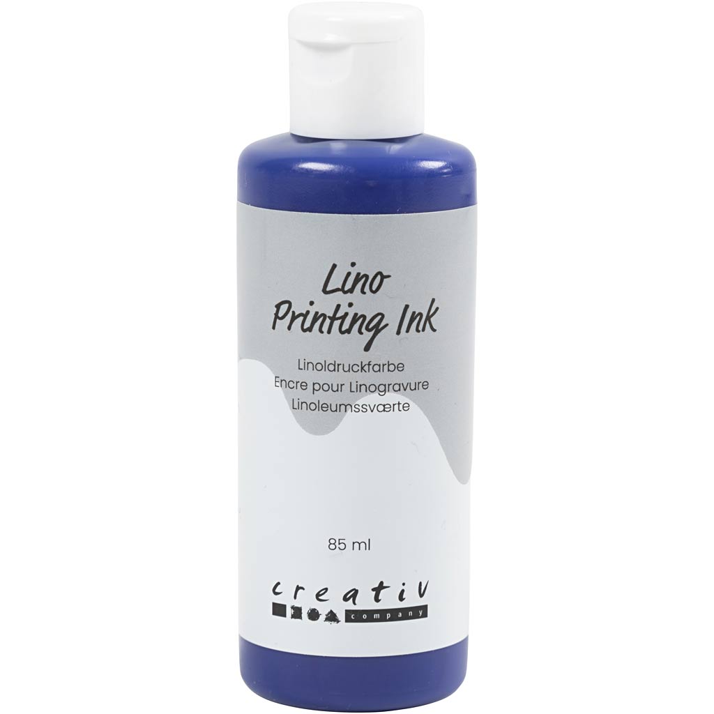 Creativ company linoleum paint, blue, 85 ml 1 bottle