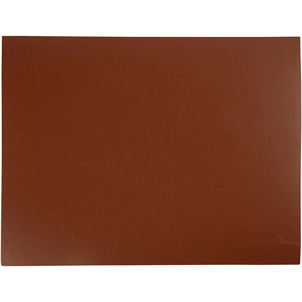 Linoleum plaat, afm 30x39 cm, dikte 2,5 mm, bruin, 1 stuk