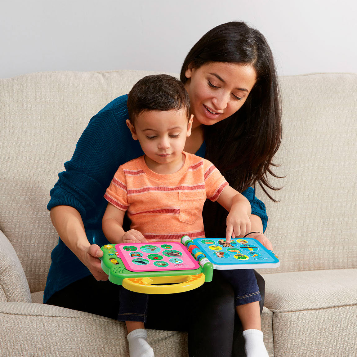 Libro infantil de Vtech mis primeras 100 palabras animales verdes