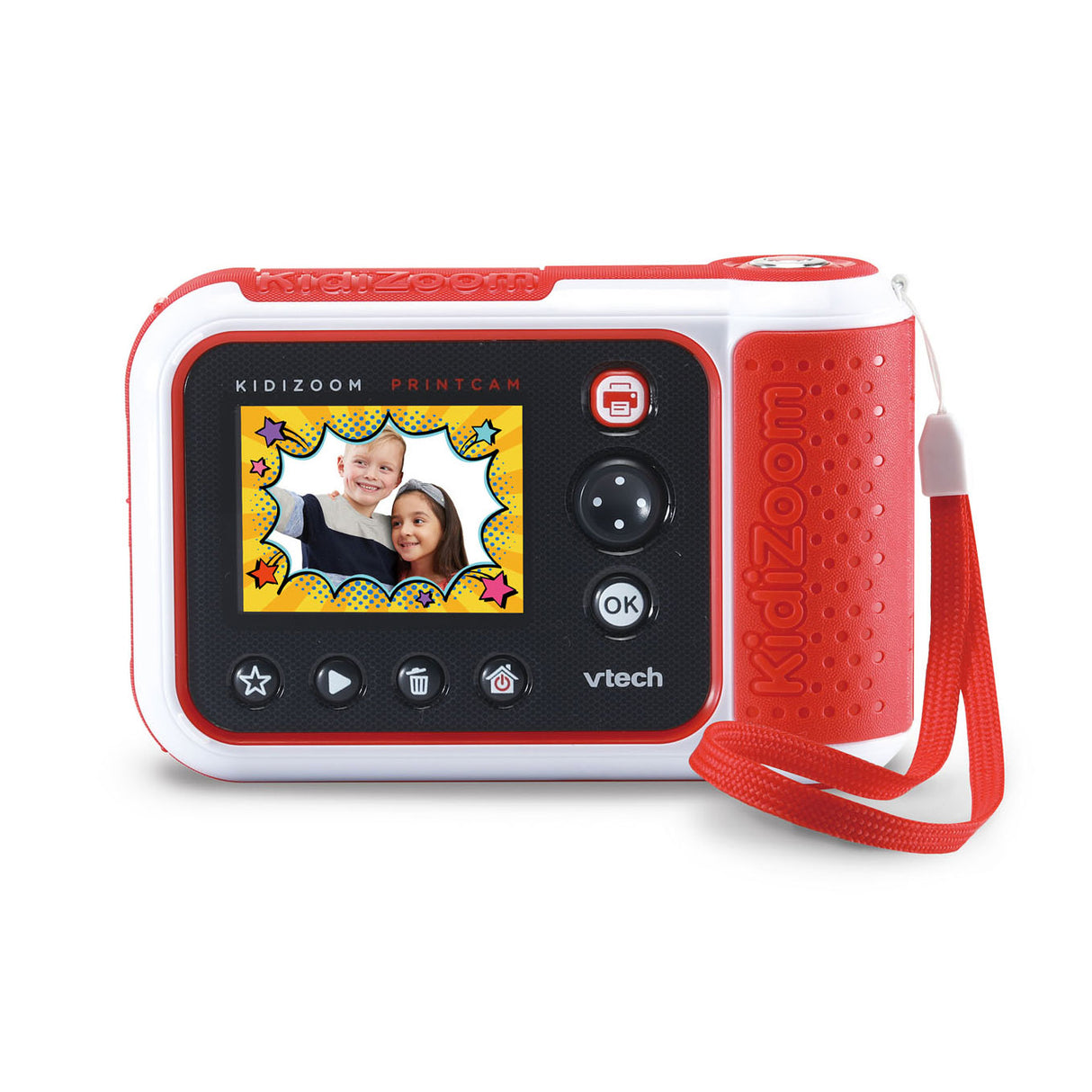 VTECH BØRNESKAMAER Kidizoom Printcam Junior Red White 4-Piece