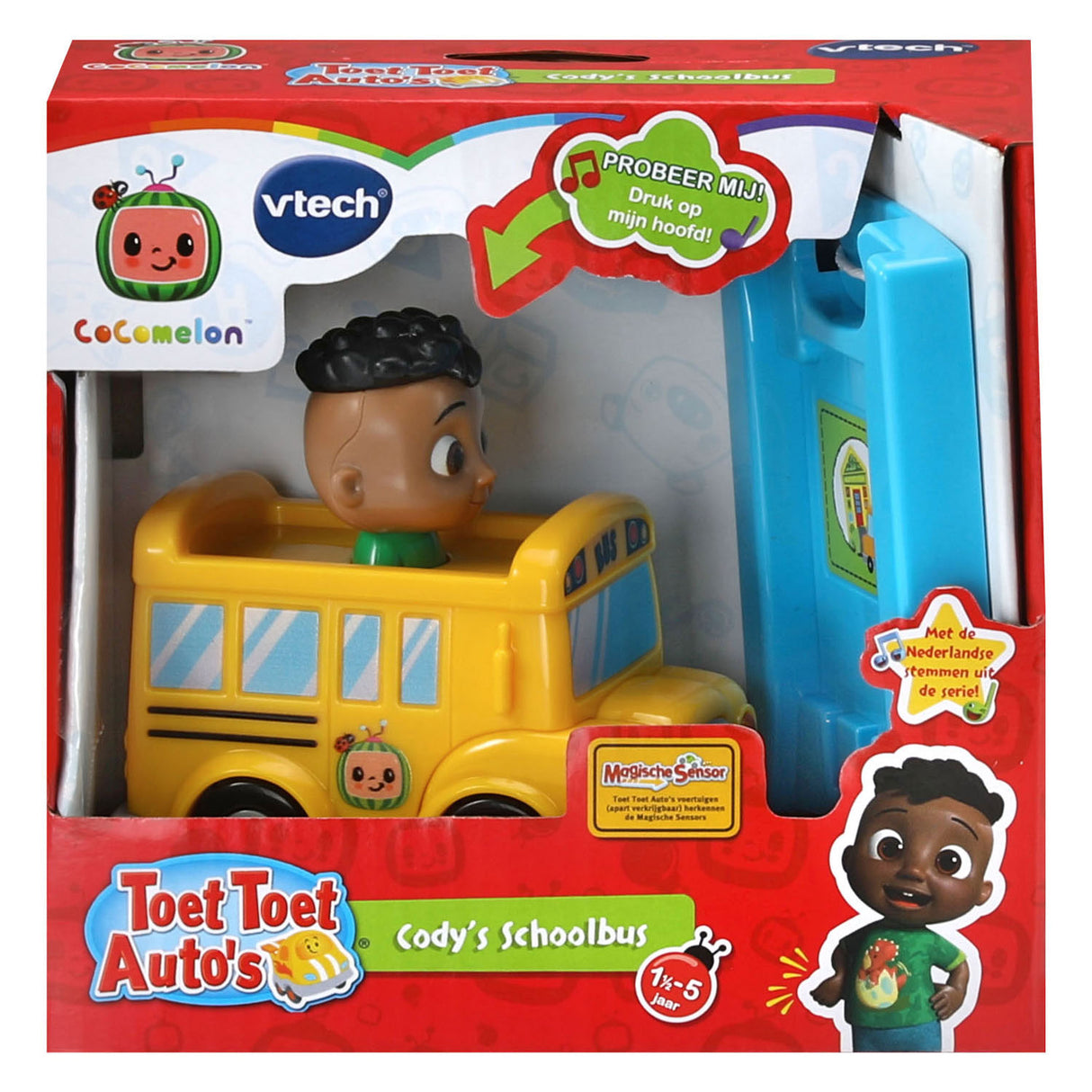 „VTECH Toet Cars Cocomelon Cody“ mokyklinis autobusas