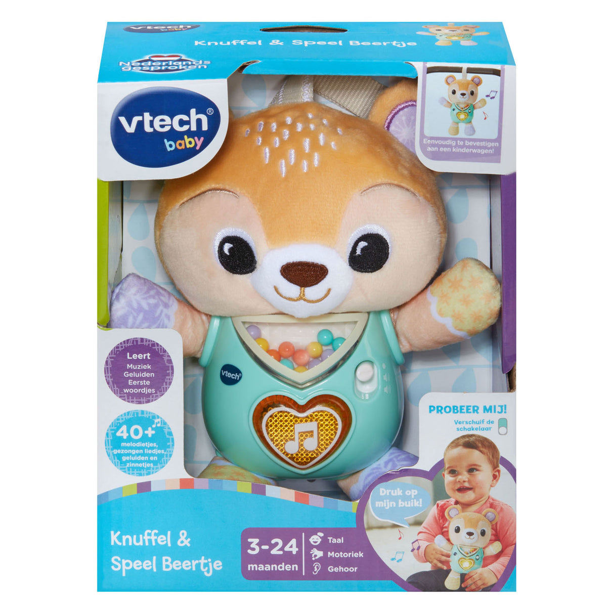 Vtech cuddly toy and play bear