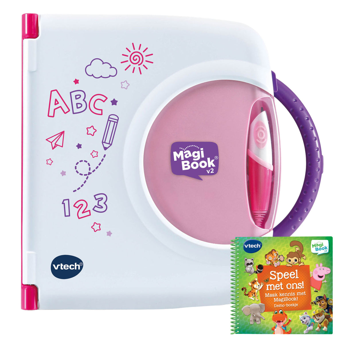 Vtech magibook startset rosa med demobok