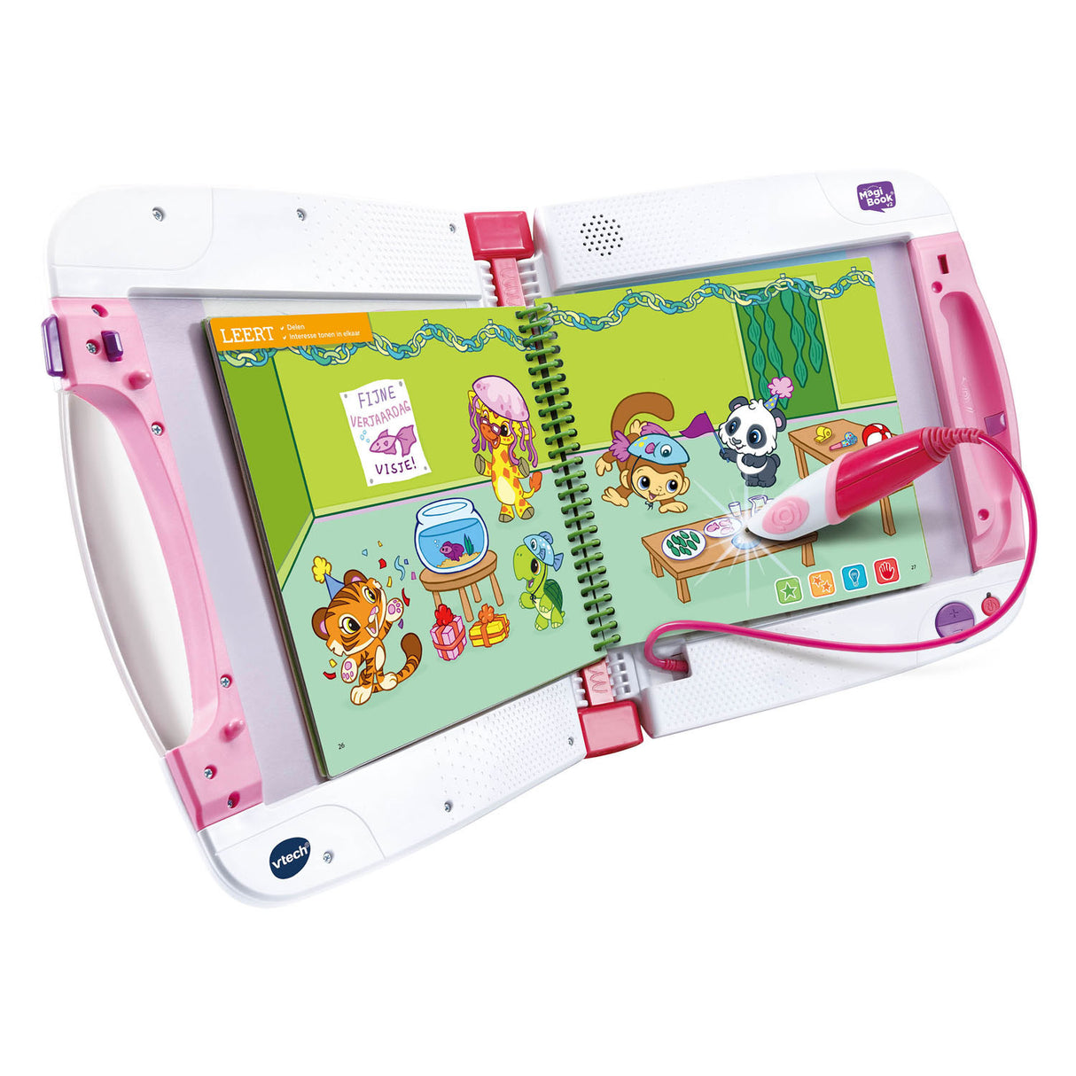 Vtech magibook startset rosa med demobok