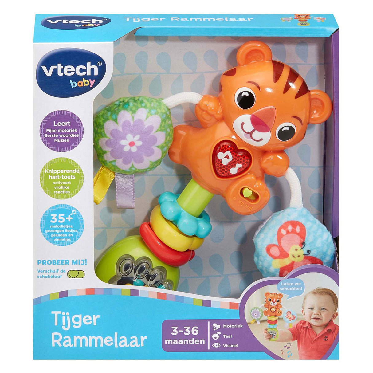 Vtech mažylis tigrinis barškutis | 2 vnt
