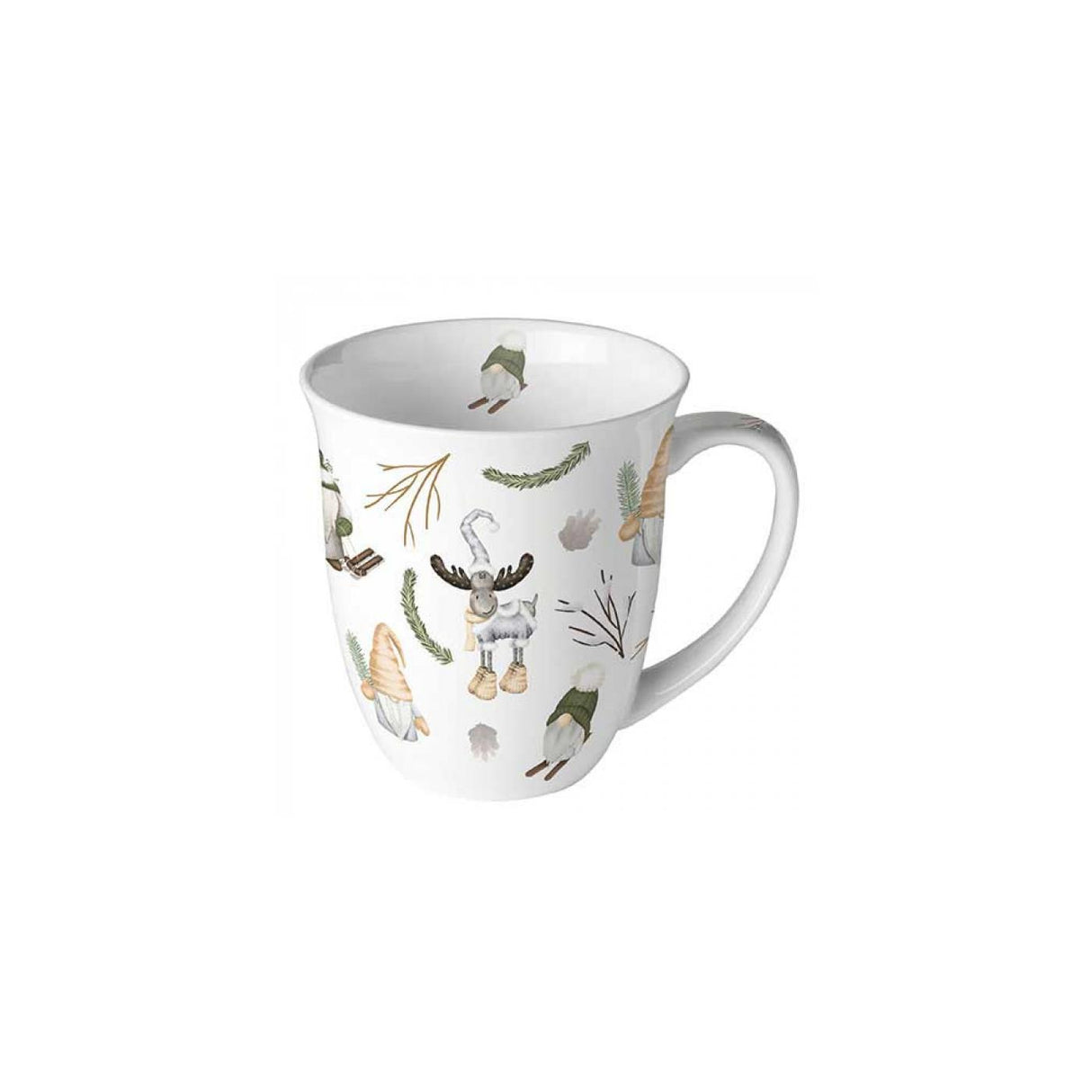 Ambiente mug 400ml forest gnomes