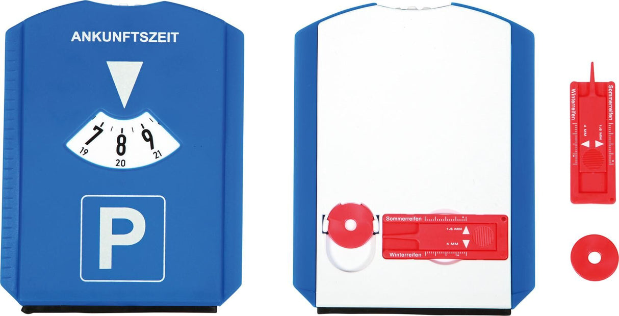Südpfalzwerkstatt packing disc parking discs with ice scraper