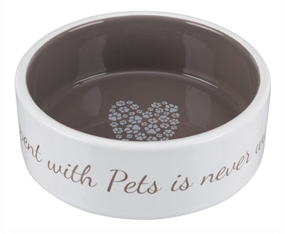 Trixie Food Bowl Pets Hjem Taupe