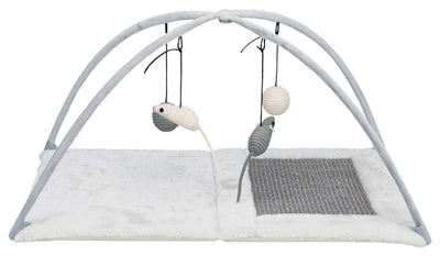 Trixie Crab Mat с играчки на шнур сиво