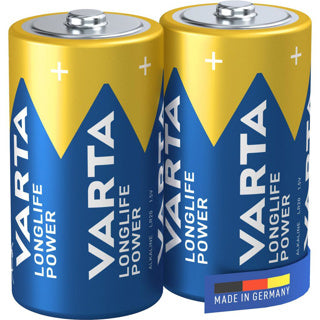 Varta battery longlife power - high energy power baby longlife 2-pack blister c