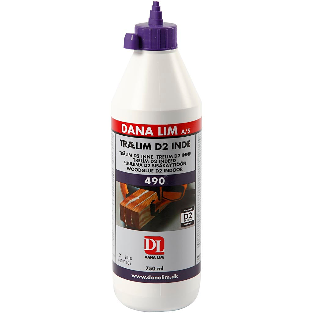 Dana houtlijm d2, 750 ml 1 fles