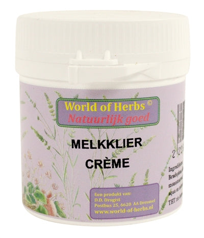 Welt der Kräuter Fytotherapie Melk Drüse Creme