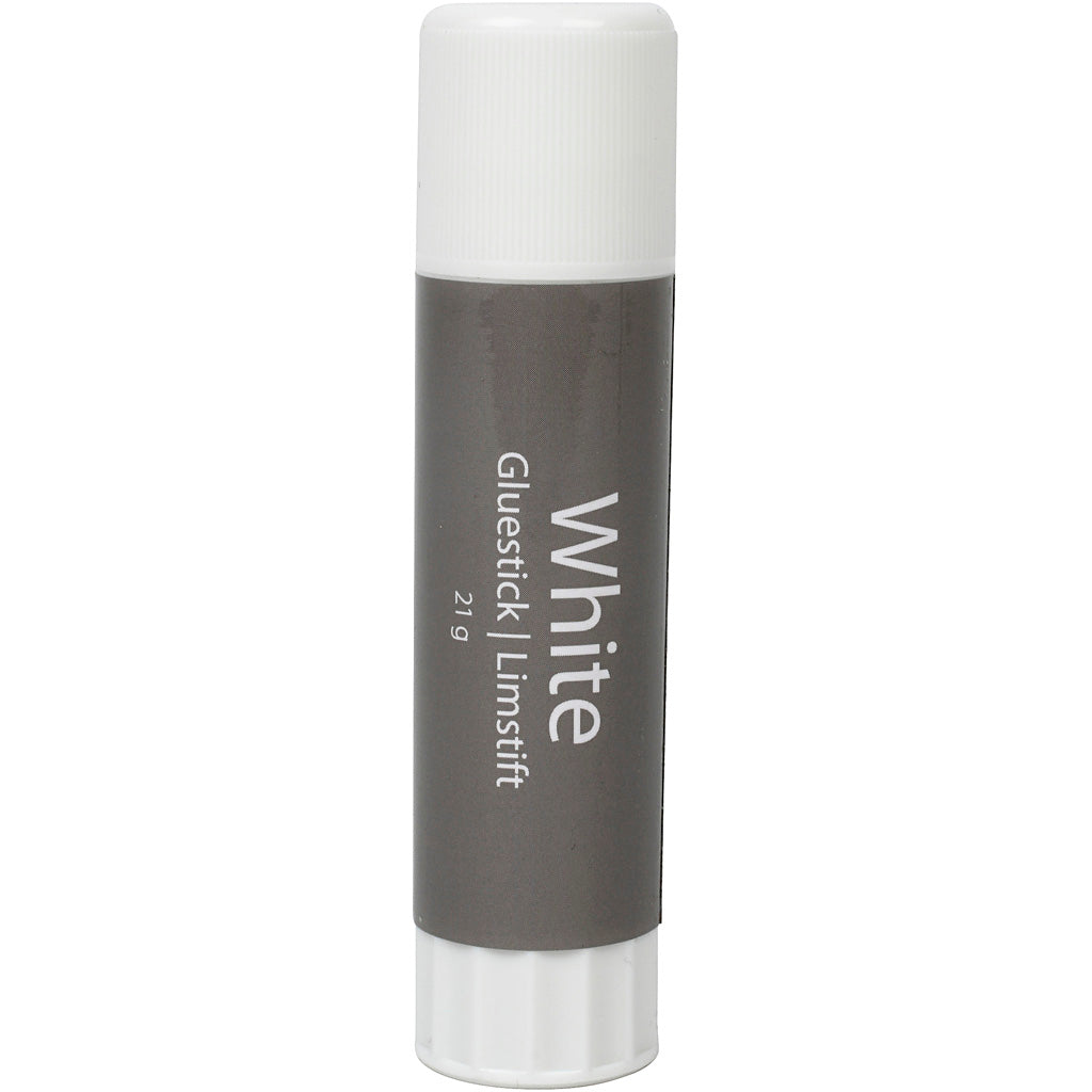 Creativ company white glue stick, round, 21 g, 1 piece