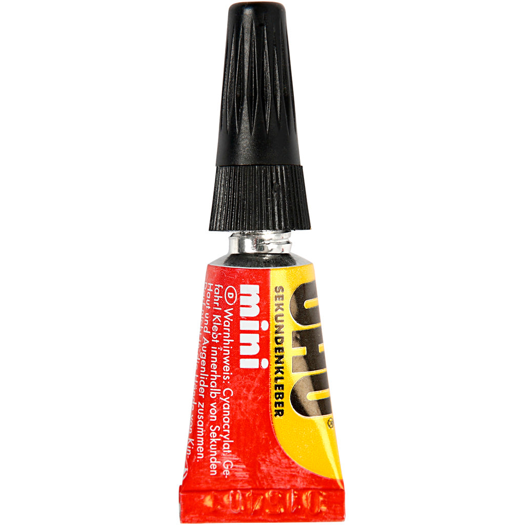 Uhu super glue, 3x1 gr 1 box