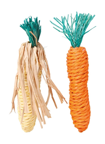Trixie Carrot and Corn Cob with Straw