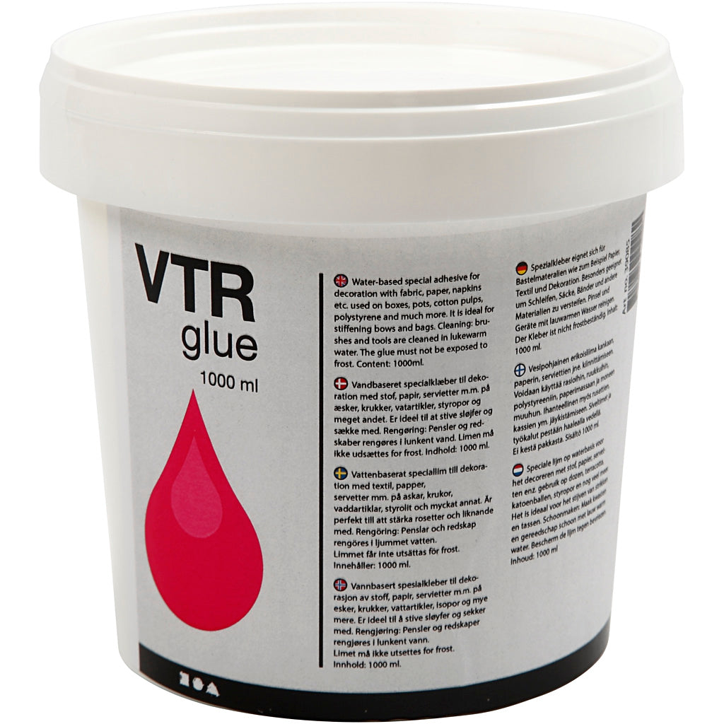 Creativ company vtr glue, 1000 ml 1 box