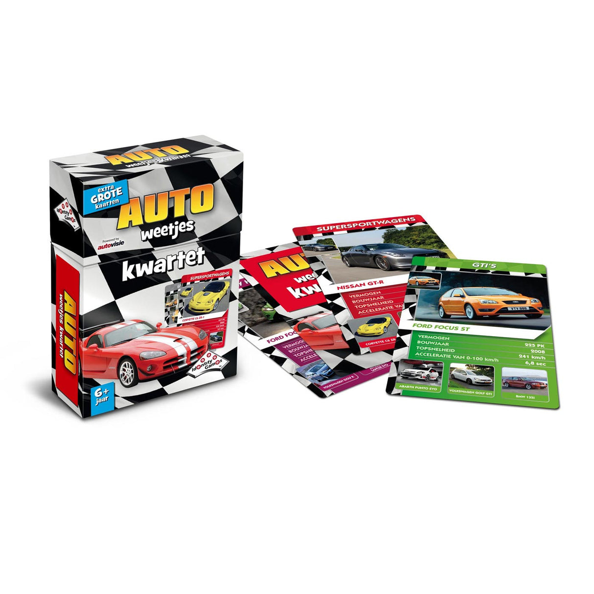 Identitätsspielautos Fakten Quartett